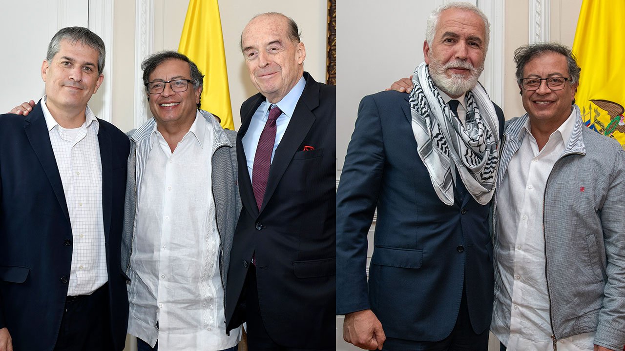 Presidente Petro se reunió con los embajadores de Israel y Palestina en