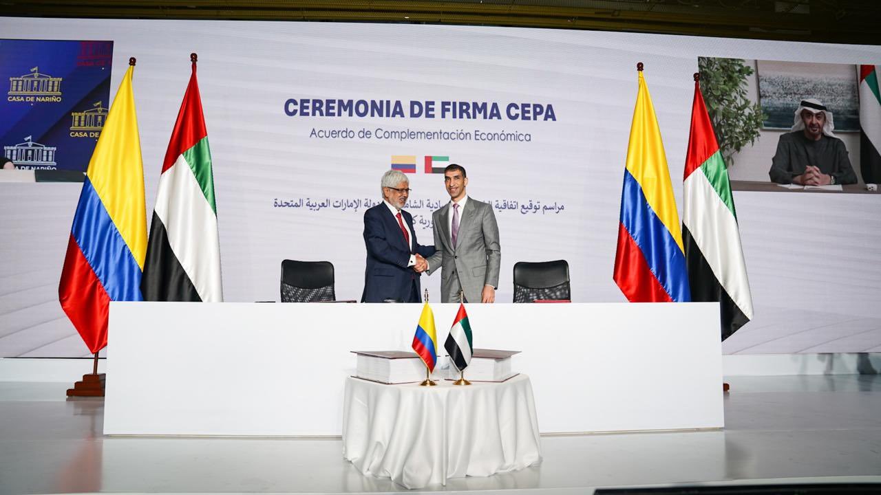 Colombia y Emiratos Árabes Unidos firman Acuerdo Integral de Asociación